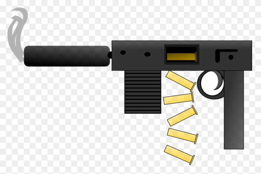 Hand Holding A Gun Royalty Free Vec
