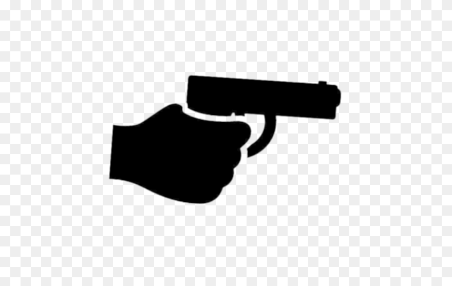 Hand Holding A Gun Royalty Free Vec