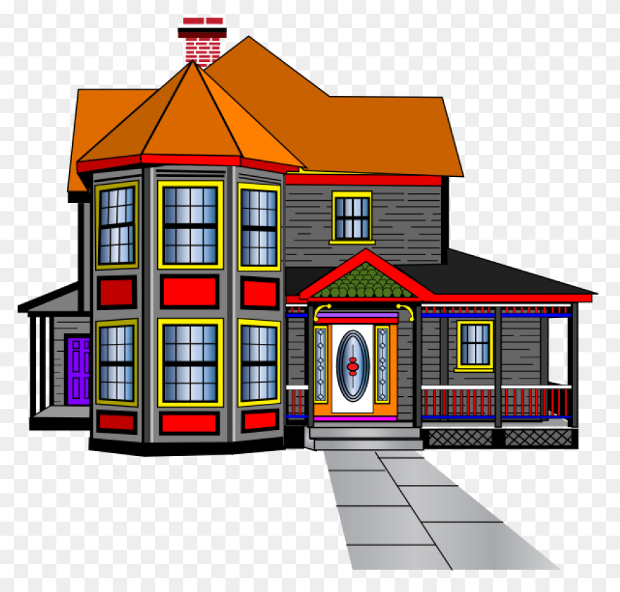 Old House Clipart | Farmhouse Art, 