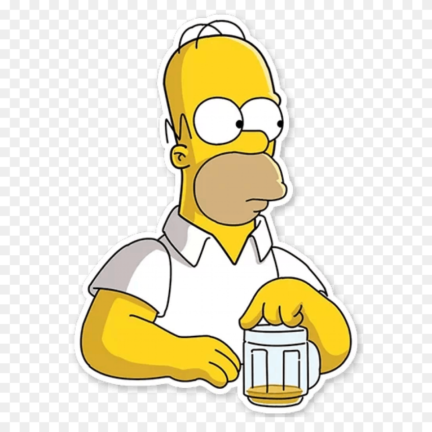 Homer Simpson Sticker - Homer Simps