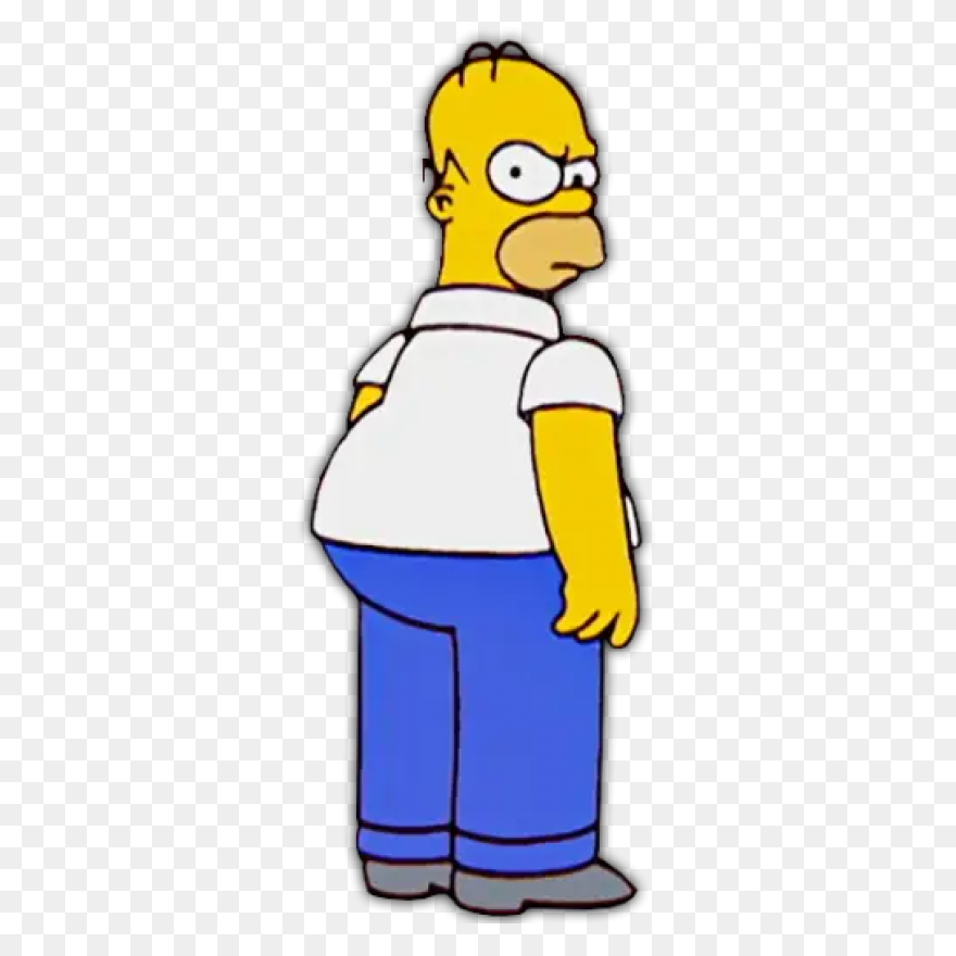 Sticker Maker Homero Ofendido - Homero
