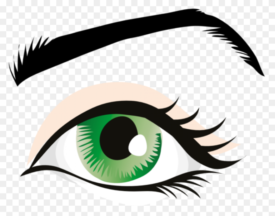 Cartoon Human Eyes Png Clipart - Fu