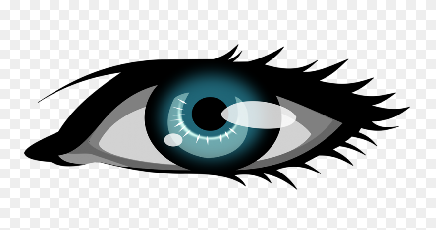 Cartoon Human Eyes Png Clipart - Fu