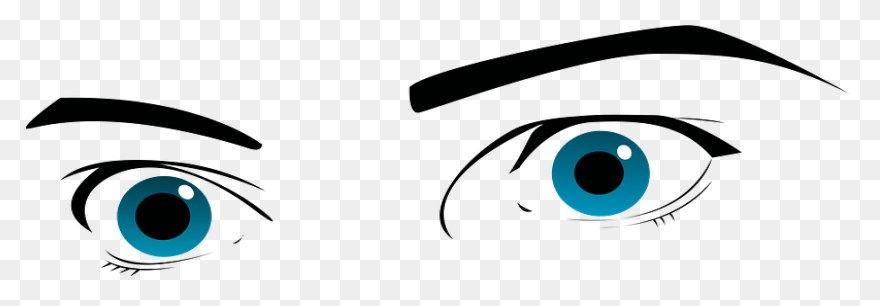 Cartoon Human Eyes Png Clipart - Fu
