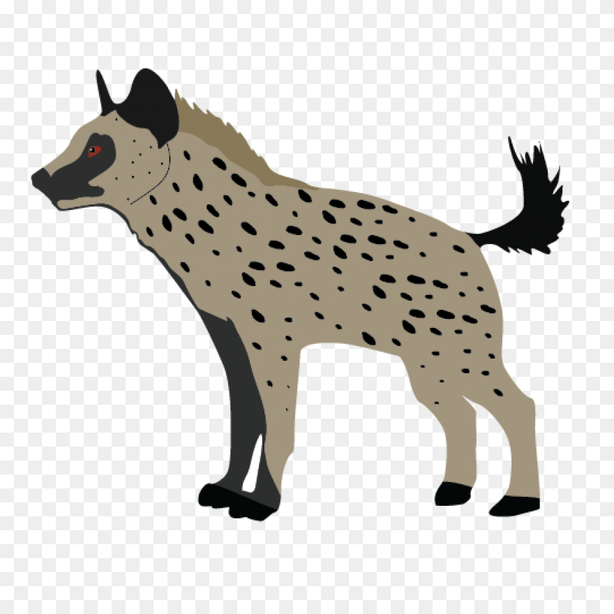 Cute Hyena Clipart Lrg 61 - Hyena