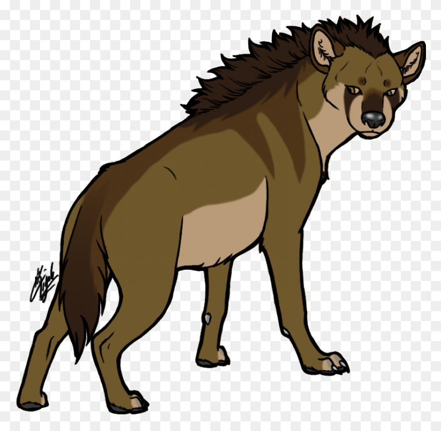 Cute Hyena Clipart Lrg 61 #wp18T5 -