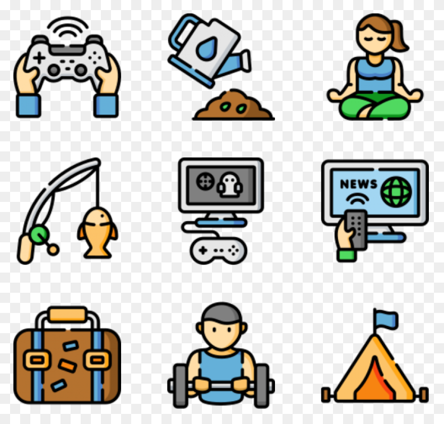 Hobbies And Freetime Iconos Hobbies - Iconos