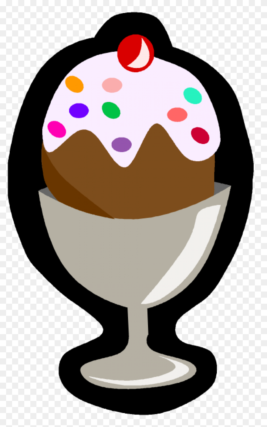 Hot Fudge Ice Cream Sundae - Free C