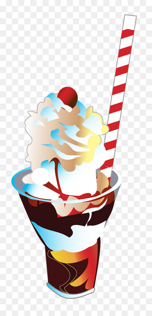 Hot Fudge Ice Cream Sundae - Free C