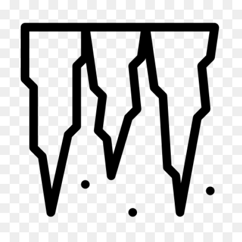 Icicles Free Icon Nature Weather - Icicles