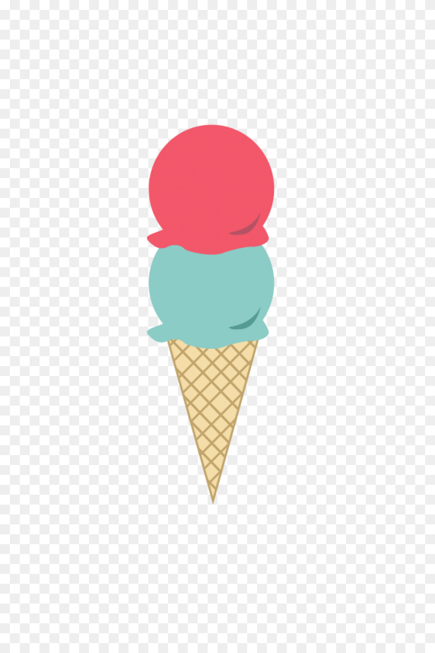 Vanilla Ice Cream Cone Clip Art - V