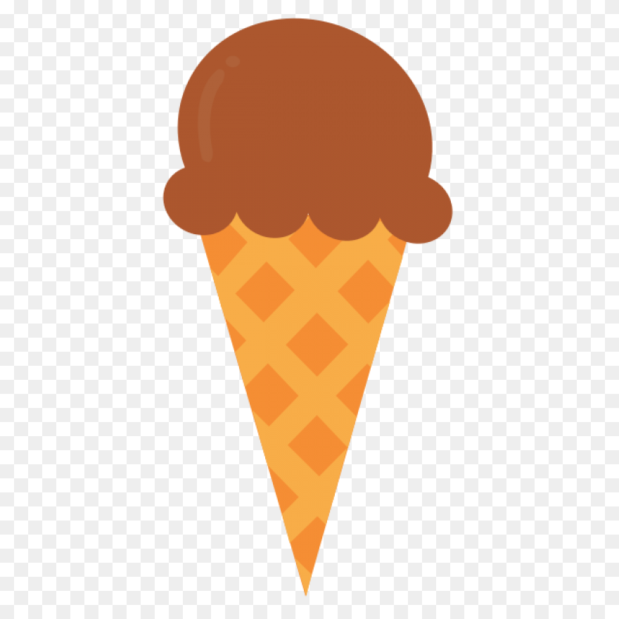 Vanilla Ice Cream Cone Clip Art - V