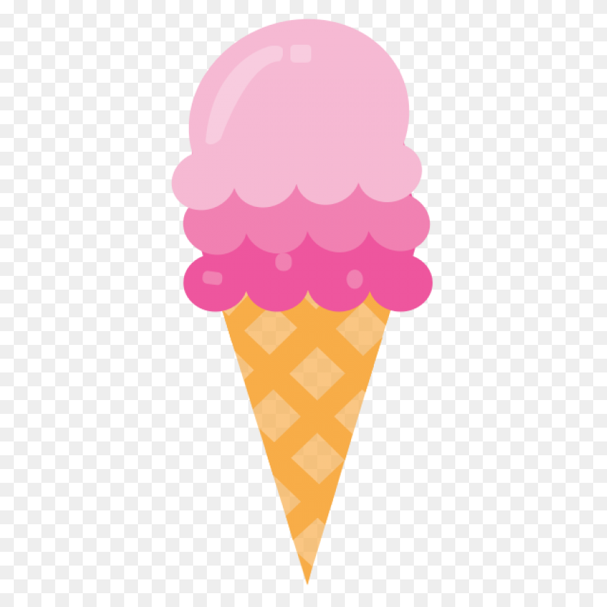 Vanilla Ice Cream Cone Clip Art - V