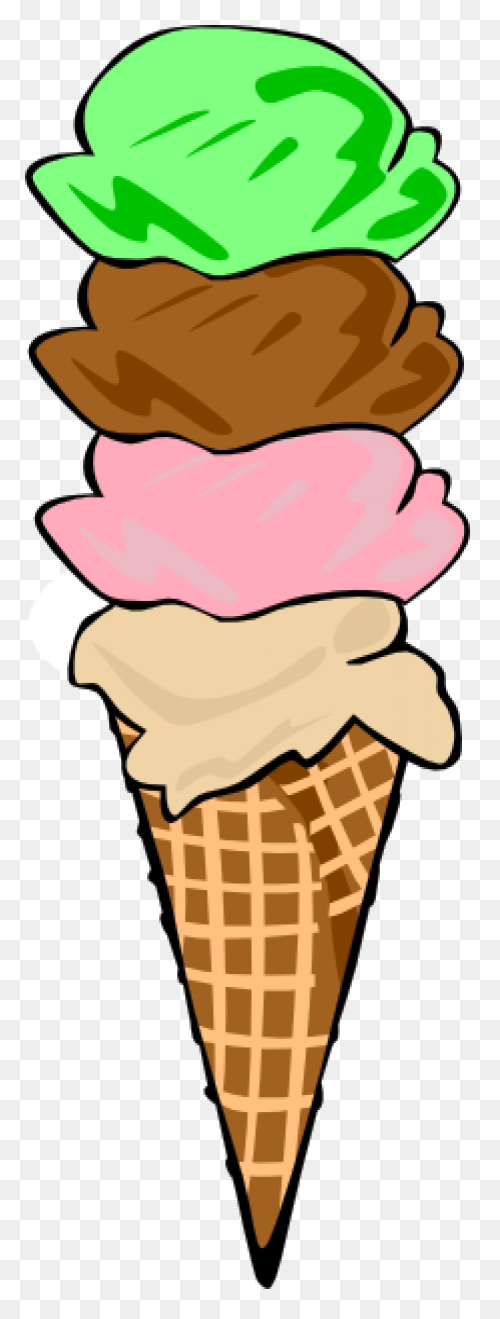 Ice Cream Clip Art - Yellow Ice Cre
