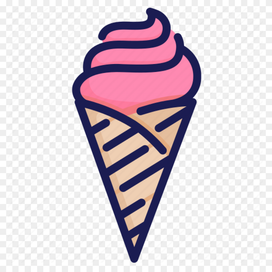Ice Cream Clip Art - Yellow Ice Cre