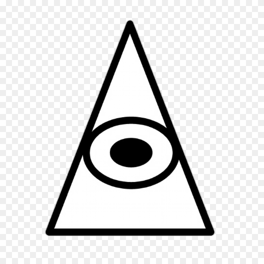 Illuminati Clipart Triangle - Pixel