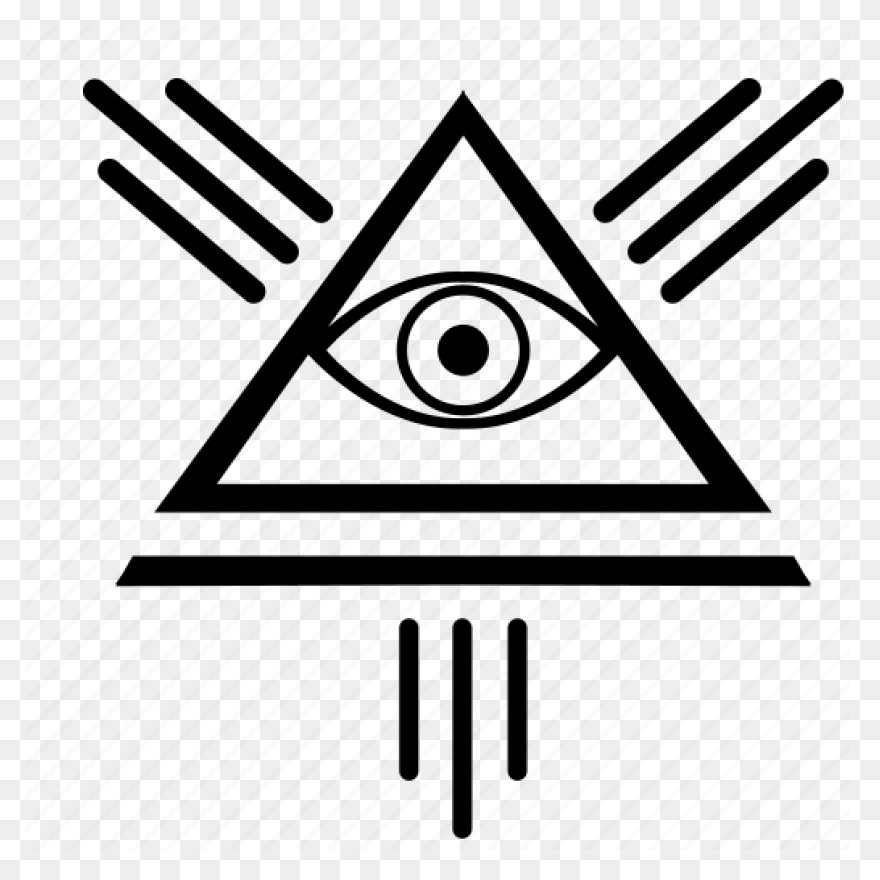 Illuminati Clipart Triangle - Pixel