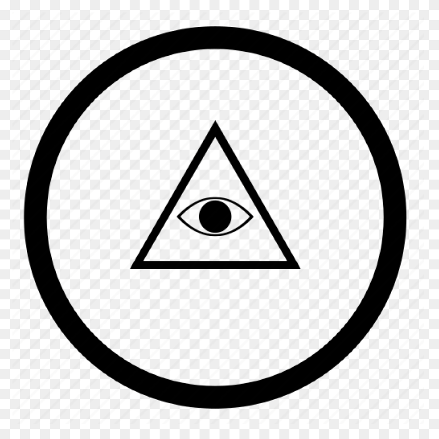 Illuminati Clipart Triangle - Pixel