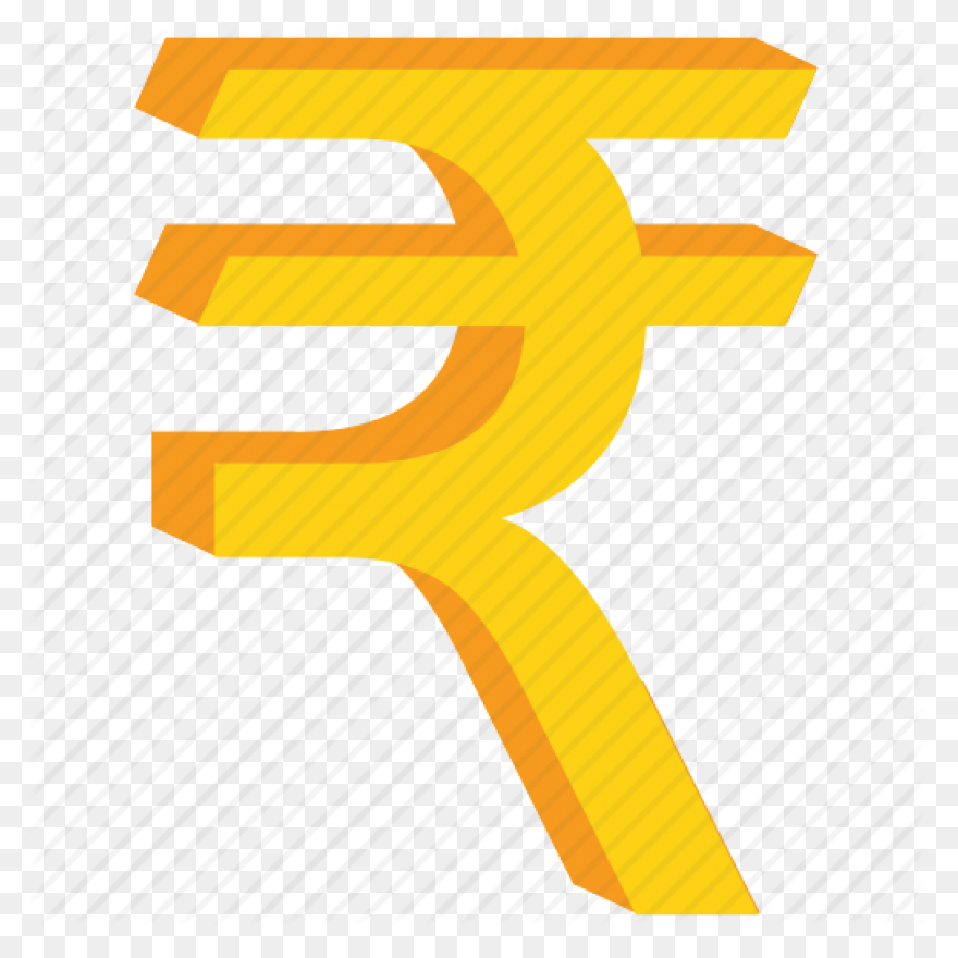 White Indian Rupee Icon - Free Whit