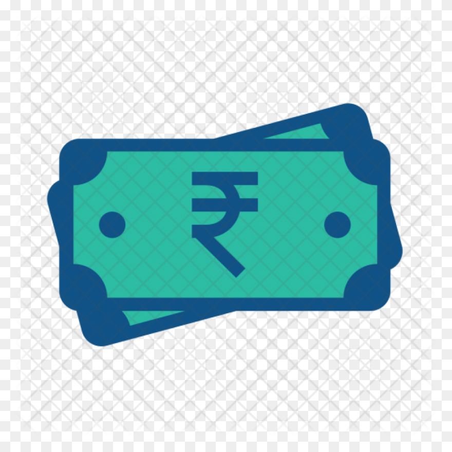 Soylent Red Indian Rupee Icon - Indian Money