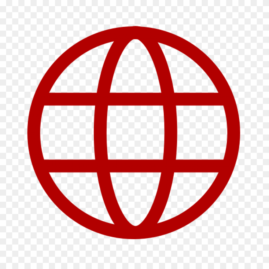 Red Internet Icon (Png Symbol) - Internet Logo