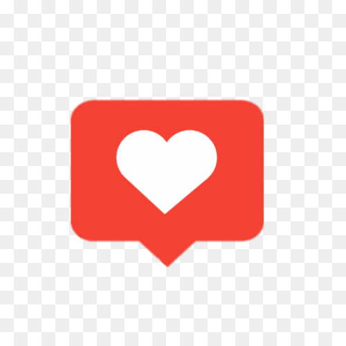 Love Red Heart Instagram Like Icon 