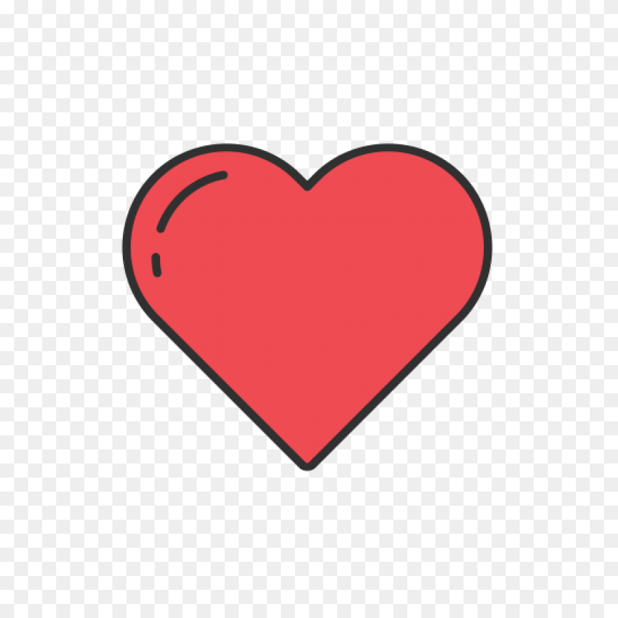 Love Red Heart Instagram Like Icon 
