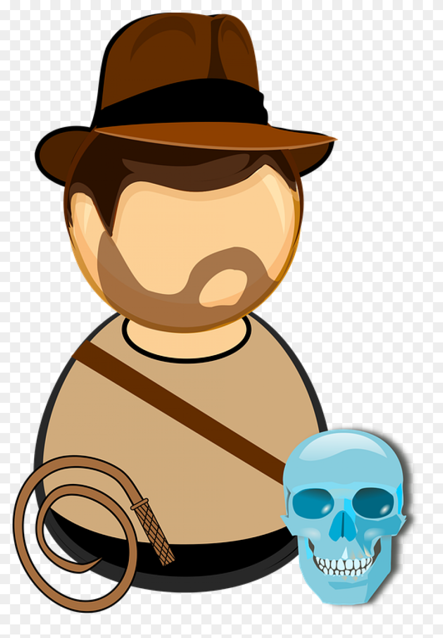 Indiana Jones Hat Clipart - Clipart