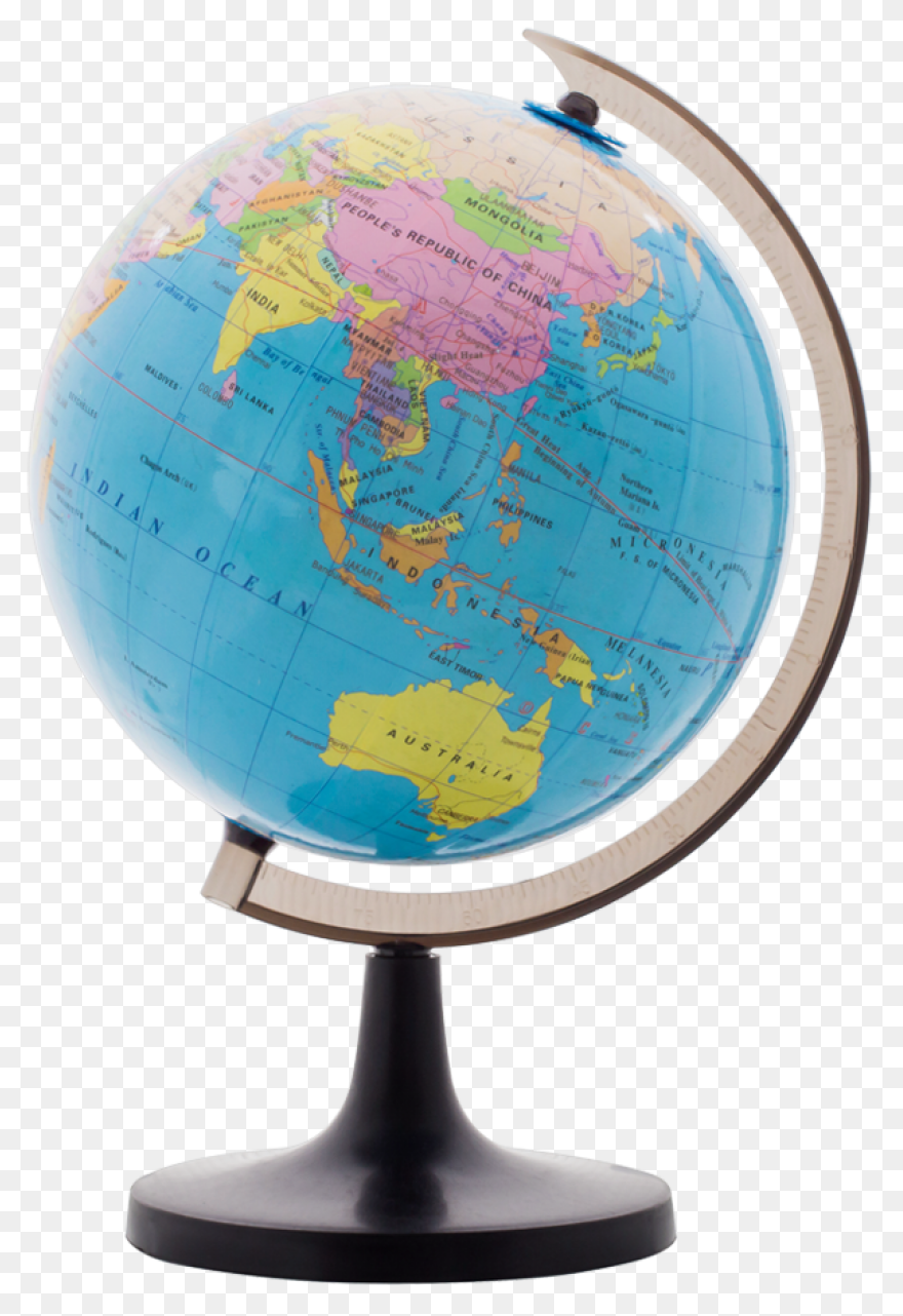 Oceania World Globe Vector Image | 
