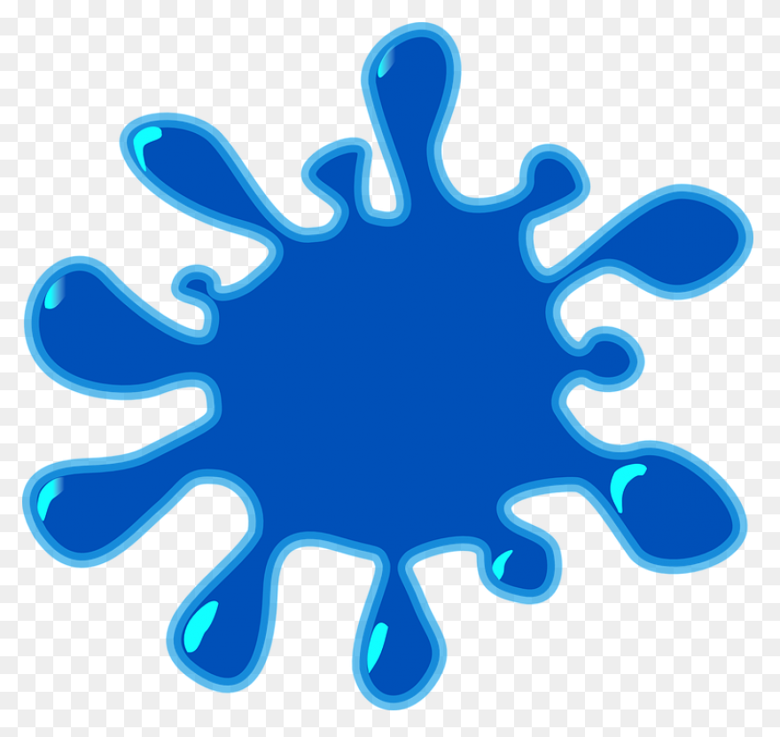Free Photo Ink Blue Splash Drop Wat