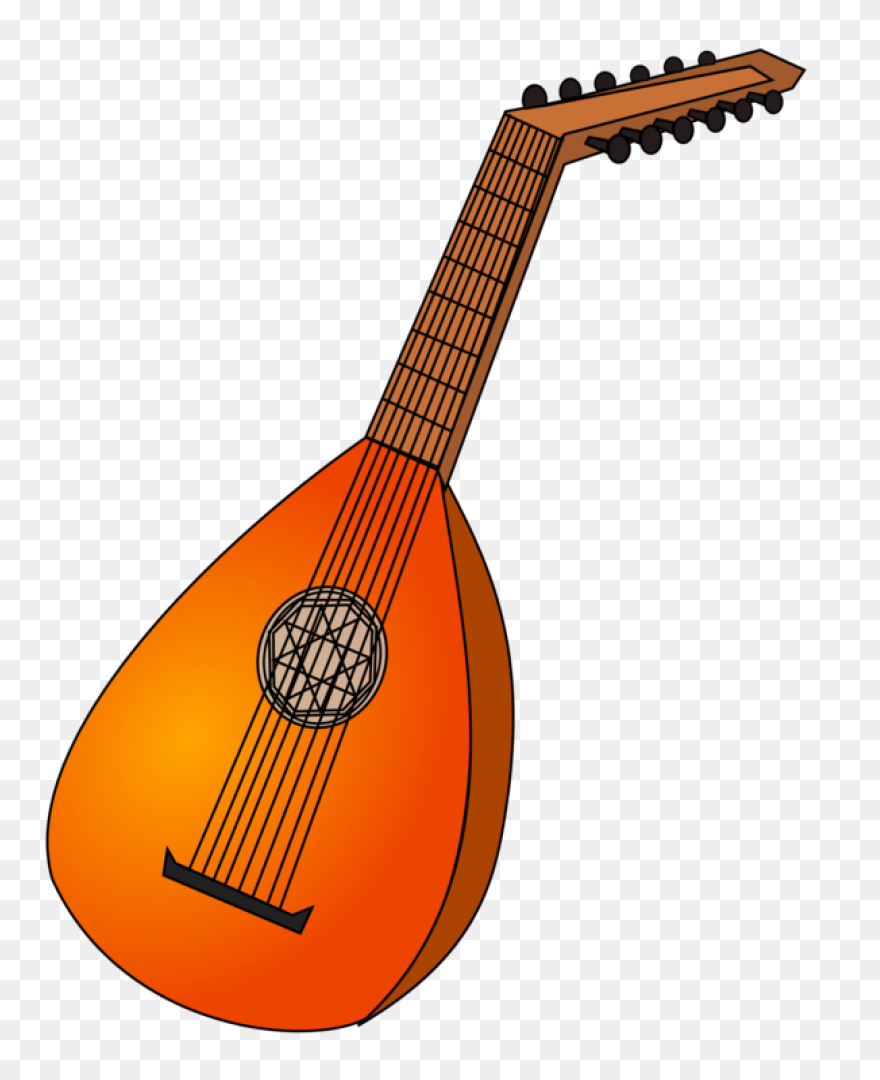 Cartoon String Instruments Clipart 
