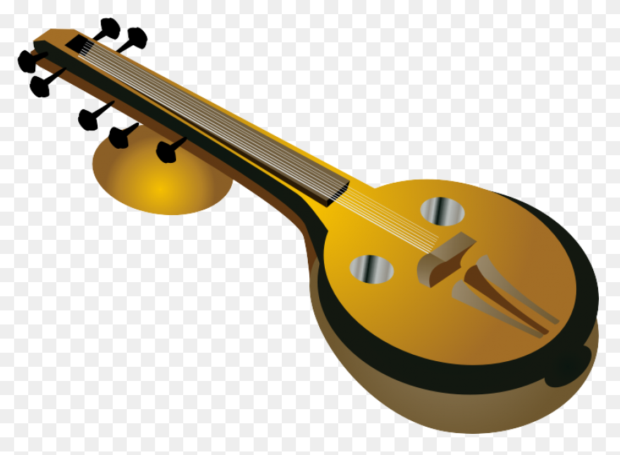 Cartoon String Instruments Clipart 