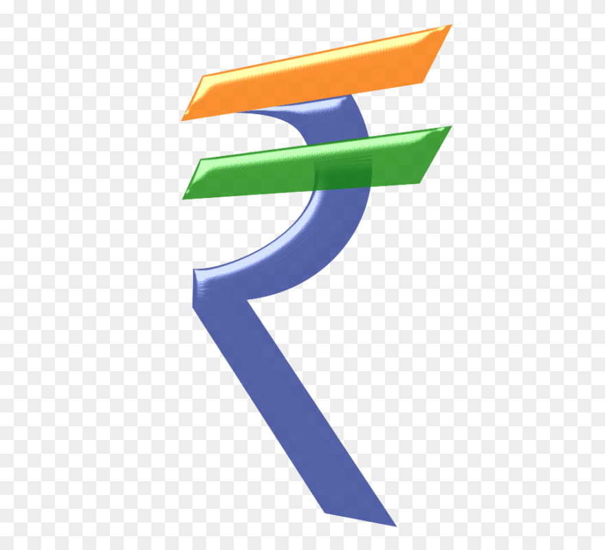 White Indian Rupee Icon - Free Whit