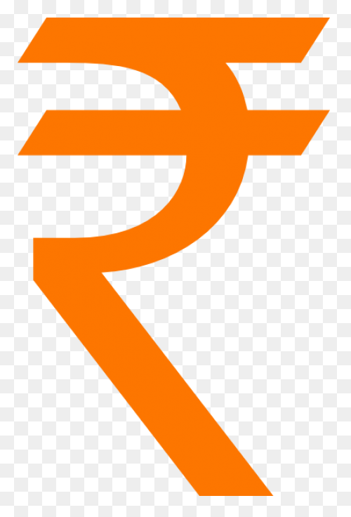 White Indian Rupee Icon - Free Whit