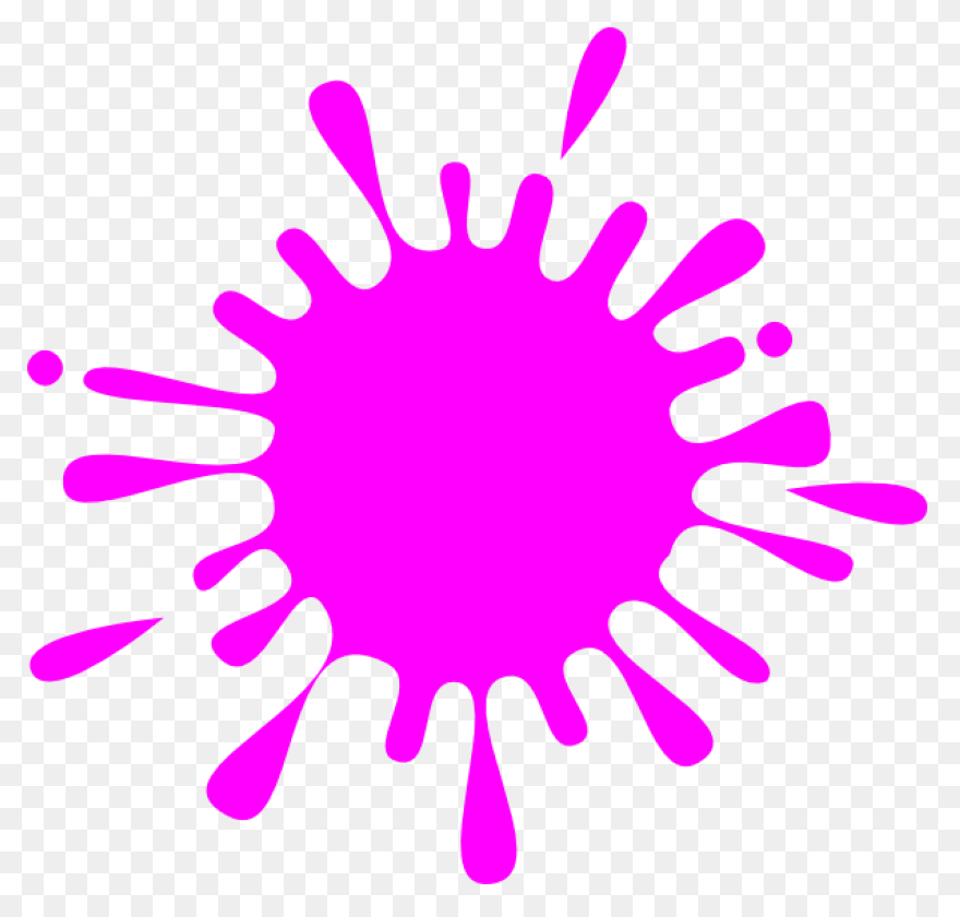 Ink Splash With Drops Clip Art At C