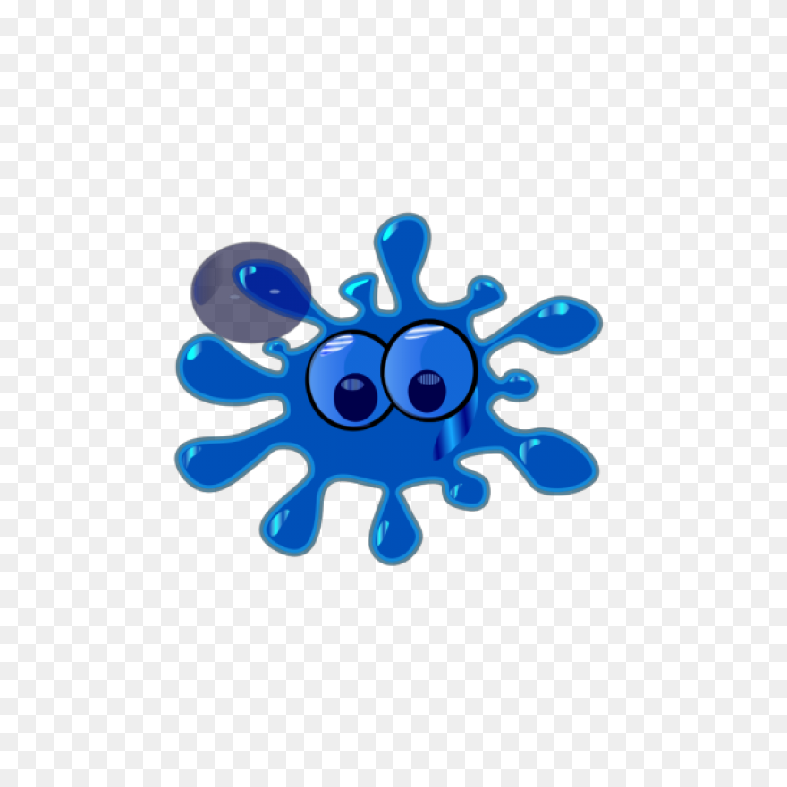 Ink Splash With Drops Clip Art At C