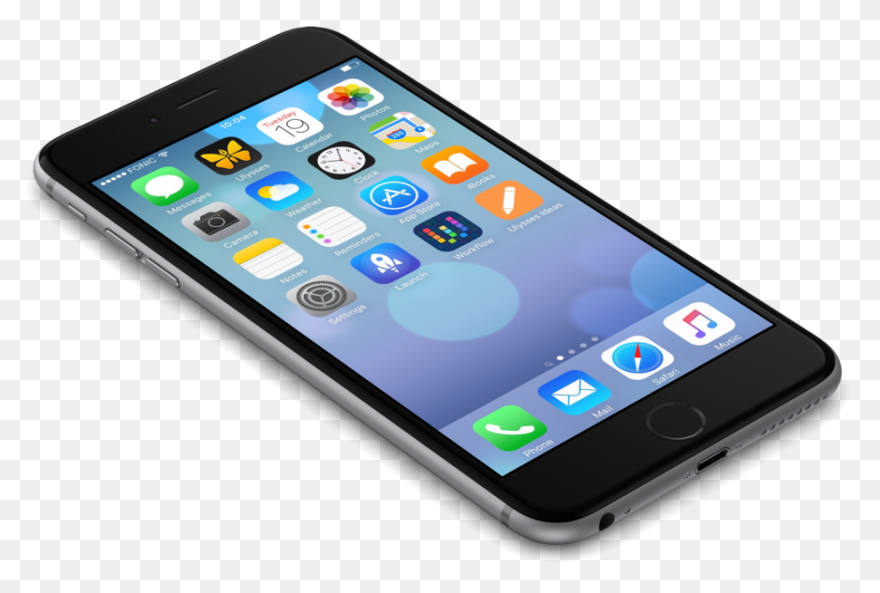 Free Iphone Transparent Image, Down