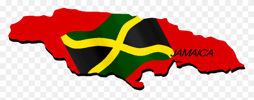Flag Map Of Jamaica | Free Vector M