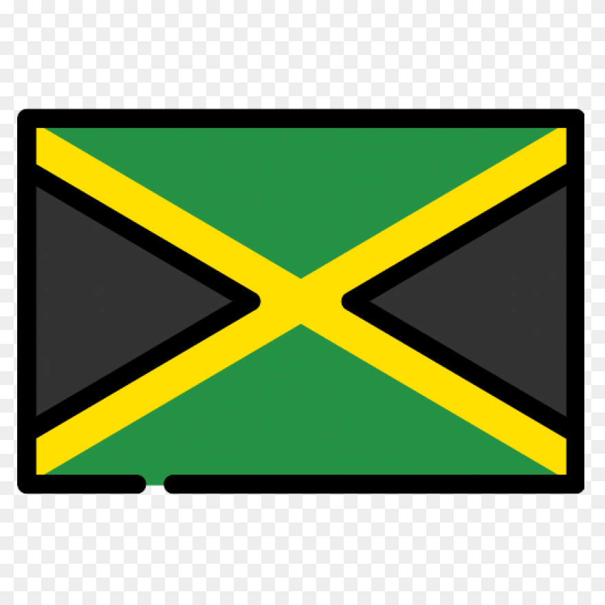 Flag Map Of Jamaica | Free Vector M