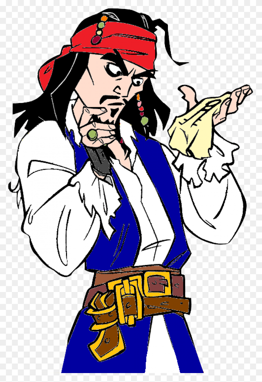 Captain Jack Sparrow Png Clipart - 