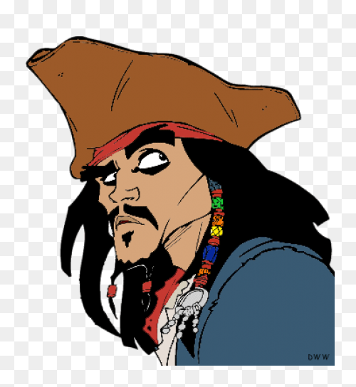 Captain Jack Sparrow Png Clipart - 