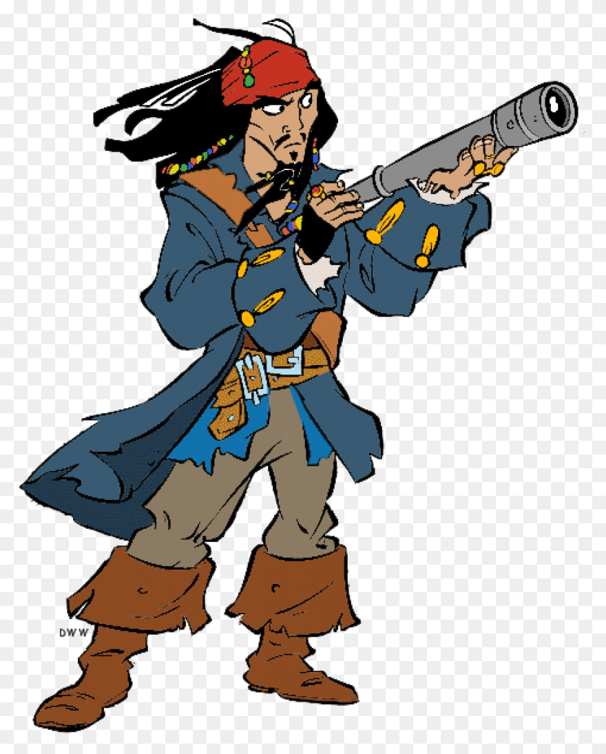 Captain Jack Sparrow Png Clipart - 