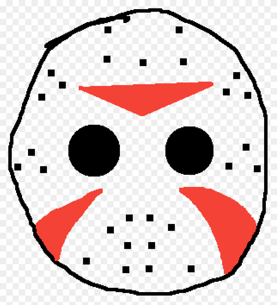 Its Jason Cartoon Mask Clipart - Jason
