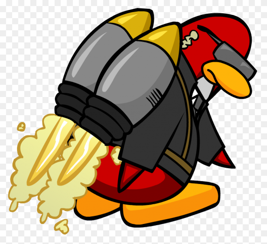 Jetpack Guy Club Penguin Clipart - Jetpack