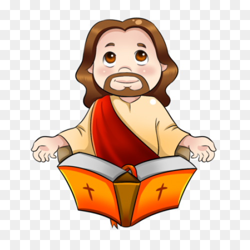 Flat Jesus Colored - Flat Jesus Cli