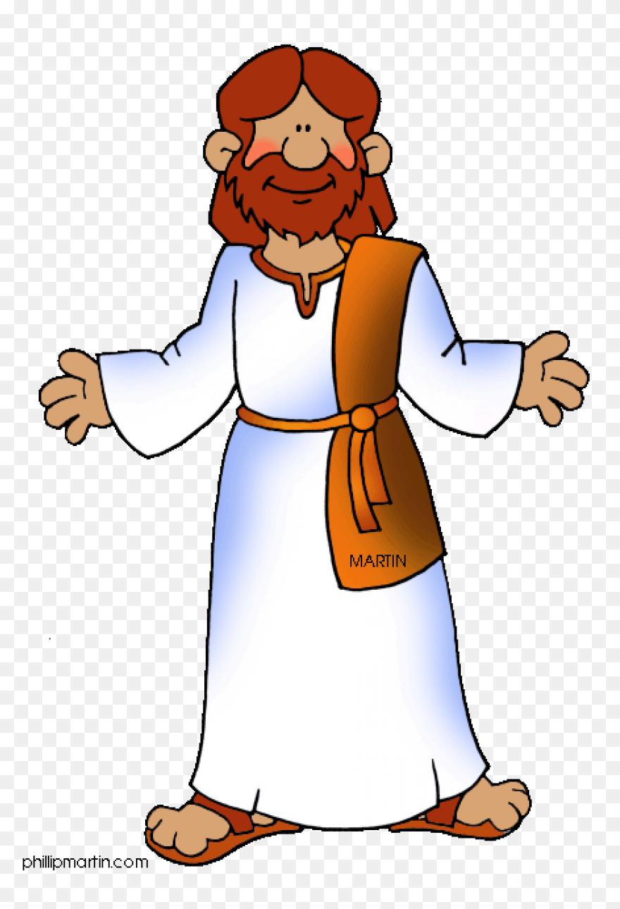Flat Jesus Colored - Flat Jesus Cli