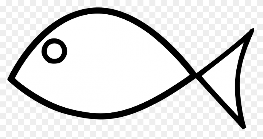 Fish Animal Jesus Simple Fish - Jesus Fish