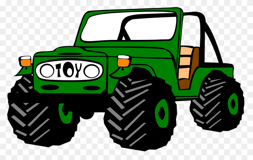 Jeep Green Vehicle Free Vector - Jeep