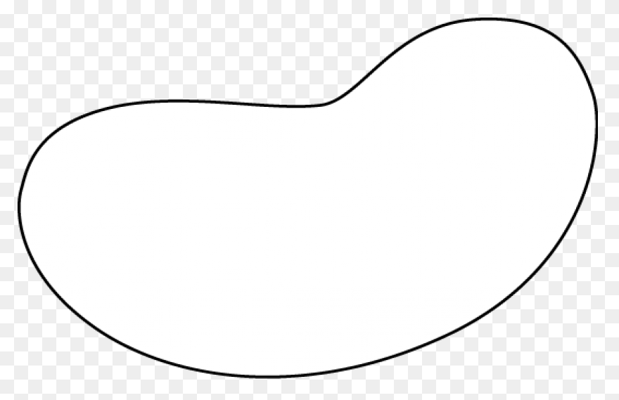 Free Jelly Bean Clipart Black And W