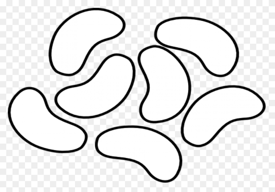 Free Jelly Bean Clipart Black And W
